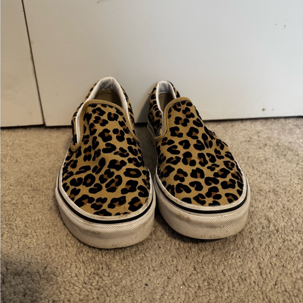 Leopard Print Slip-On Vans